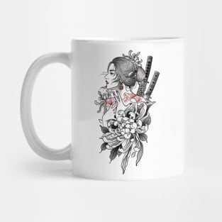 Geisha Samurai Mug